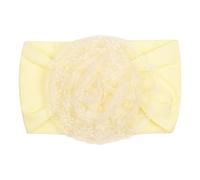 Bandeau élastique pour bébé avec fleurs - Doux et extensible - Ornements de cheveux - Accessoires de photographie