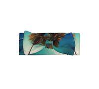 Bandeau élastique pour bébé imprimé soleil noix de coco plage - Bandeau élastique super doux, adapté pour les nouveau-nés, les fêtes, les séances photo et au quotidien
