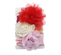 Bandeau élastique pour bébé - Motif floral - Pour nouveau-né