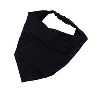 Bandeau élastique pour cheveux noirs - Bandeau bohème triangulaire antidérapant pour adolescentes