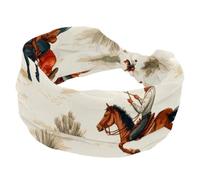 Bandeau élastique pour femme, large bandeau de cheveux occidental, cactus sauvage, cow-boys, hommes, chevaux, bandeau anti-transpiration, bandeau de yoga pour entraînement, sport, gym, course à pied