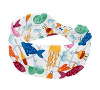 Bandeau élastique pour femme, motif poisson coloré, escargot, pieuvre, large bandeau antidérapant, bandeau anti-transpiration, bandeau de yoga pour l'entraînement, le sport, la gym, la course à pied