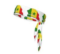 Bandeau élastique pour homme et femme avec drapeau du Sénégal