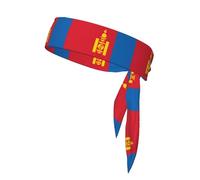 Bandeau élastique pour homme et femme avec drapeau mongol pour la plage, l'été, la course à pied