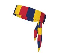 Bandeau élastique pour homme et femme Motif drapeau du Tchad