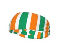 Bandeau élastique pour homme et femme - Pour la course à pied, le basket-ball, le fitness - Drapeau de la Côte d'Ivoire - Bande de sport absorbant la transpiration