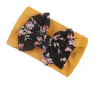 Bandeau élastique pour nouveau-né avec nœud pour bébé garçon fille