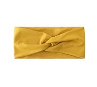 Bandeau élastique pour pilates, yoga, course à pied, cyclisme, turban de maquillage, bandeau de maquillage pour femme (orange)