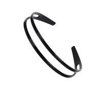 Bandeau élastique souple pour fille - Noir - Haute élasticité - Pour une gestion facile des cheveux