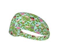 Bandeau élastique ultra doux avec imprimé flamant rose pour le sport, la course à pied, les activités de plein air
