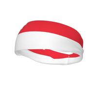 Bandeau élastique unisexe avec drapeau de Singapour - Pour le sport, la course à pied, le cyclisme, le yoga