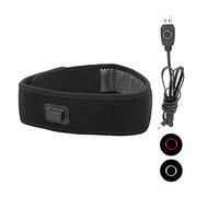 Bandeau électrique chauffant en fibre de carbone 5 V, 3 vitesses, température réglable, ceinture noire pour soulager la douleur ou par temps froid