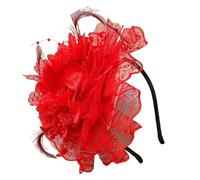 Bandeau élégant en dentelle avec tête de mort - Style années 1920 - Pour femme - Pour cocktail, fête