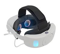 Bandeau Elite avec batterie, bandeau réglable et batterie 6000 mAh, lumières respirantes RVB, expérience de jeu améliorée, accessoires confortables pour Oculus Quest 2