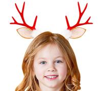 Bandeau En Bois De Noël - Conception De Renne Festif | Parfait Pour Les Célébrations De Vacances, Ajustement Confortable | Accessoires De Noël, Décorations De Fête De Noël, Plaisir Pour Les Séances Ph