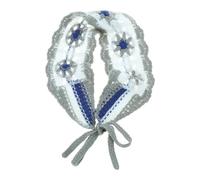 Bandeau en crochet creux pour cheveux - Motif floral ethnique - Turban pour filles - Accessoires photo