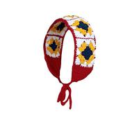 Bandeau en crochet creux pour cheveux - Motif floral ethnique - Turban pour filles - Accessoires photo