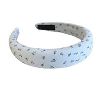 Bandeau en éponge à carreaux bleu réglable et élégant