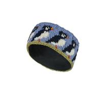 Bandeau en laine pour femme avec doublure en polaire - Multicolore - Taille unique - Fait main - Pachamama - Commerce équitable