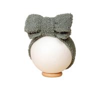 Bandeau en peau de mouton pour enfants avec nœud double couche et bandeau polyvalent confortable à porter