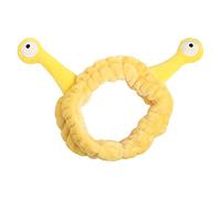 Bandeau en peluche pour femme - Motif yeux d'escargot - Couleur bonbon