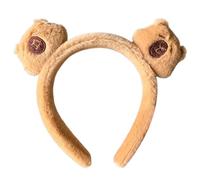 Bandeau en peluche Style Capybara, bandeaux d'animaux mignons pour laver le visage, accessoire élastique pour cheveux doux pour femmes et filles Style2