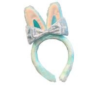 Bandeau en polaire avec oreilles de lapin, doux, extensible, non irritant, pour tout-petit, anniversaire, événement et jeu - Bandeau en coton doux pour filles