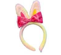 Bandeau en polaire avec oreilles de lapin, doux, extensible, non irritant, pour tout-petit, anniversaire, événement et jeu - Bandeau en coton doux pour filles