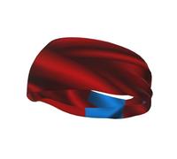 Bandeau en soie avec drapeau de la République socialiste fédérative soviétique de Russie pour homme et femme, antidérapant, anti-transpiration, idéal pour la gym, le basket-ball, le yoga