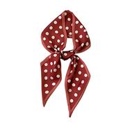 Bandeau en soie for femmes, Foulard slim, bandes de cheveux, sac, ruban for poignet, chouchou for filles, bandeau pied-de-poule, Foulard(Color:Lo-43)