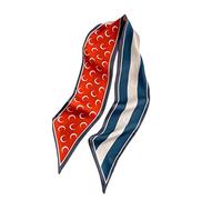 Bandeau en soie for femmes, Foulard slim, bandes de cheveux, sac, ruban for poignet, chouchou for filles, bandeau pied-de-poule, Foulard(Color:Lo-77)