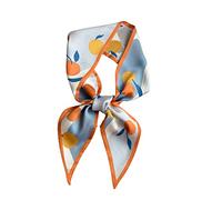 Bandeau en soie for femmes, Foulard slim, bandes de cheveux, sac, ruban for poignet, chouchou for filles, bandeau pied-de-poule, Foulard(Color:Lo-5)