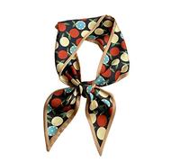 Bandeau en soie for femmes, Foulard slim, bandes de cheveux, sac, ruban for poignet, chouchou for filles, bandeau pied-de-poule, Foulard(Color:Lo-6)