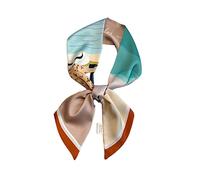 Bandeau en soie for femmes, Foulard slim, bandes de cheveux, sac, ruban for poignet, chouchou for filles, bandeau pied-de-poule, Foulard(Color:Lo-95)