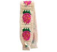 Bandeau en tricot à motif floral vintage avec fermeture réglable pour adultes pour le sport et les fêtes