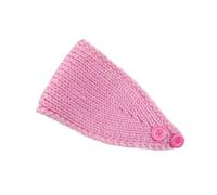Bandeau en Tricot Extensible avec Fermeture à Deux, F | Large couverture, construction en tricot extensible, contrôle des cheveux sur le devant pour le lavage du visage