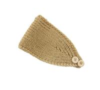 Bandeau en Tricot Extensible avec Fermeture à Deux, H | Large couverture, construction en tricot extensible, contrôle des cheveux sur le devant pour le lavage du visage