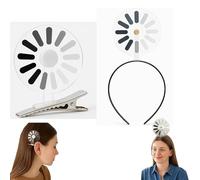 Bandeau/épingle à cheveux créatif, épingles à cheveux amusantes pour femmes et hommes, design insolite de chargement de cerveau, couvre-chef accrocheur pour fêtes, cadeaux ou style quotidien