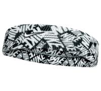 Bandeau eponge nike swoosh classic printed noir blanc