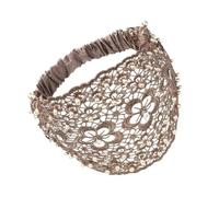 Bandeau esthétique à fleurs en perles pour femme - Serre-tête creux français - Pour soirée, fête, coiffure - Bandeau à fleurs en perles