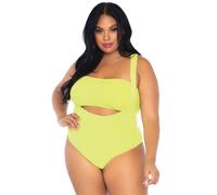Bandeau et bretelles opaques 2 pièces - 1X-2X / JAUNE FLUO