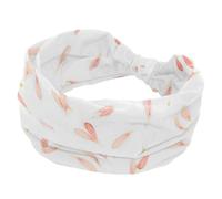 Bandeau extensible pour femme, beau motif floral rose absorbant la transpiration, le sport, le yoga, l'entraînement, le sport, le yoga, l'entraînement, le bandeau doux et large, noué