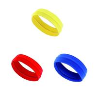 Bandeau extensible pour le sport, 3 pièces bandeaux élastiques for femmes for Yoga course sport 20x5cm multicolore Polyester Spandex(Set beauty1)