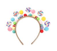 Bandeau fantaisie en forme de bonbon pour enfants, en argile cuite au four, antidérapant, accessoire de cheveux, cheveux de dessin animé, salle de conférence, anniversaires