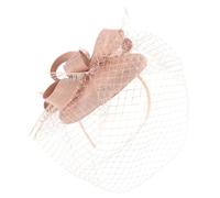 Bandeau Fascinateur Femme en Maille, Rose, Élégant pour Mariages