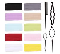 Bandeau Féminin De 10 Pièces, Épingle À Cheveux En 4 Pièces, Élastique, Sport, Antidérapant, Absorbant La Sueur
