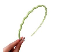 Bandeau fin antidérapant Candygirl pour fille - Bandeau ondulé pour enfant - Couleur bonbon