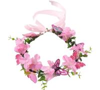 Bandeau Floral Couronne de fleurs, couvre-chef, Simulation mariage immortelles, portant des bandeaux, for Photos voyage(Color2)