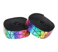 Bandeau Guidon Sport 210x2.8cm Texture Grip Sécurisé | pour surface texturée, grip sécurisé, absorption vibrations, matériau élastique, idéal longue distance(Rainbow -7Color)