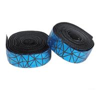 Bandeau Guidon Sport 210x2.8cm Texture Grip Sécurisé | pour surface texturée, grip sécurisé, absorption vibrations, matériau élastique, idéal longue distance(Blue)